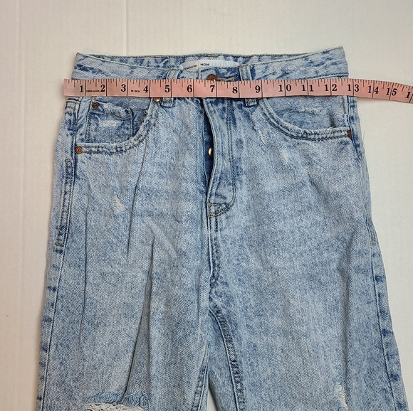 ASOS STRADIVARIUS Ripped Mom Jeans - Picture 13 of 15